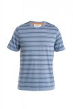 Mens Wave SS Tee Stripe, Kyanite/Dawn/Snow