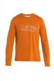 Mens 200 Oasis LS Crewe Last Run, Espresso