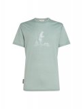 Mens Tech Lite SS Tee Polar Paddle, Moss